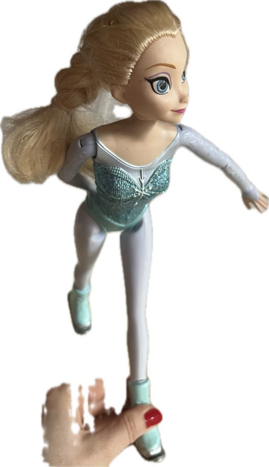 Schlittschuh Elsa Barbie Eiskönigin in Hosenfeld