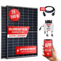 Balkonkraftwerk Balkonsolar 1100 W mit 800 W Wechselrichter 499€* Baden-Württemberg - Herbertingen Vorschau