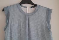 ZERO Bluse Shirt *wie NEU* hellblau weiß gemustert 38 2lagig Nordrhein-Westfalen - Unna Vorschau
