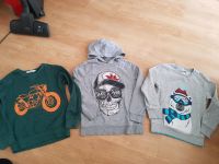 Sweat Pulli Pullover H&M C&A 134 140 Jungen Hoodie Motorrad Desig Baden-Württemberg - Freiburg im Breisgau Vorschau