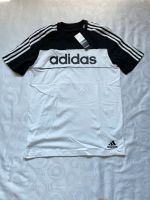 Adidas T-Shirt schwarz weiß Etikett Saarland - Saarlouis Vorschau