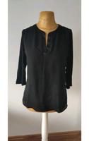 Blusen Shirt Comma Gr. 36 schwarz Satinblende doppellagig Sachsen-Anhalt - Wiederstedt Vorschau