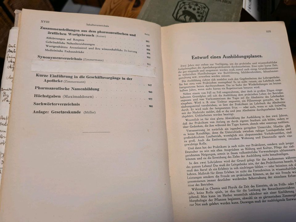Buch antik Medizin Der Apothekerpraktikant 4. Aufl. 1944 in Wuppertal
