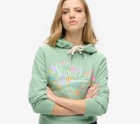 Superdry Hoodie Floral Hood Granite Green - hellgrün Gr. M *neu* Berlin - Niederschönhausen Vorschau