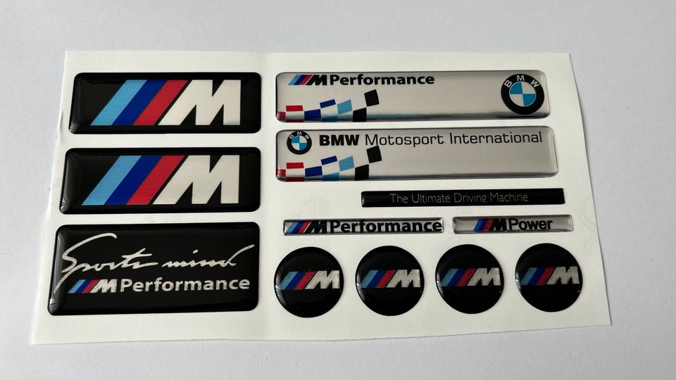 BMW M Power Motorrad Motor Auto Sticker Emblem Aufkleber Tuning in  Baden-Württemberg - Böblingen, Tuning & Styling Anzeigen