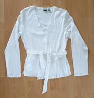 Shirt Wickelshirt Größe 40/42 Marke Esmara in weiß Hessen - Frielendorf Vorschau