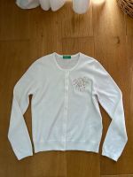 Benetton Strickjacke Bolero festlich weiß Glitzer Gr.116/122 Vahrenwald-List - List Vorschau