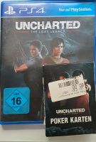 Uncharted the lost legacy PS4 + Poker Karten Nordrhein-Westfalen - Witten Vorschau