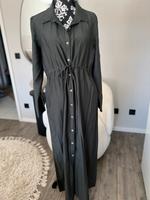 Mango Hemdblusenkleid Kleid lang Khaki L ☀️lang☀️ Frankfurt am Main - Rödelheim Vorschau