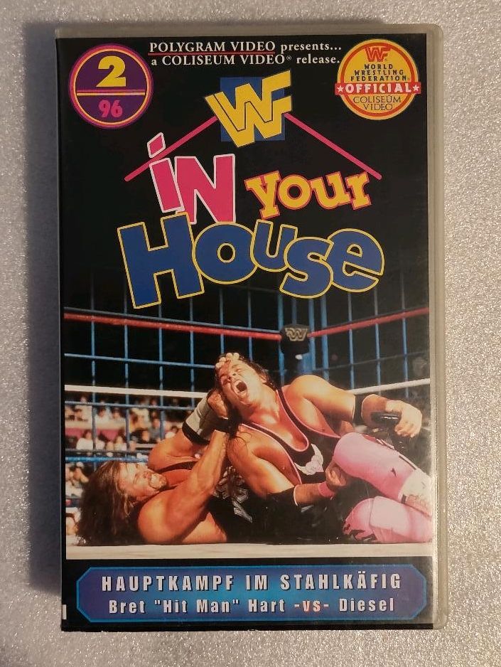 WWF VHS Kassetten - In your House (deutsch) WWE Wrestling in Schwarzenberg (Erzgebirge)
