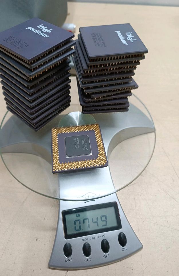 1082g CPU's Goldgewinnung Keramik Prozessoren Gold Goldcap in Braunschweig