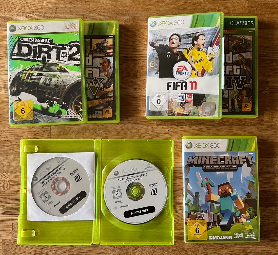 Verkaufe eine Xbox 360 120 GB Festplatte mit 5 Spiele in Zülpich