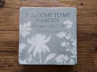 Bild "Welcome to my garden" aus Beton / shabby Bayern - Straubing Vorschau