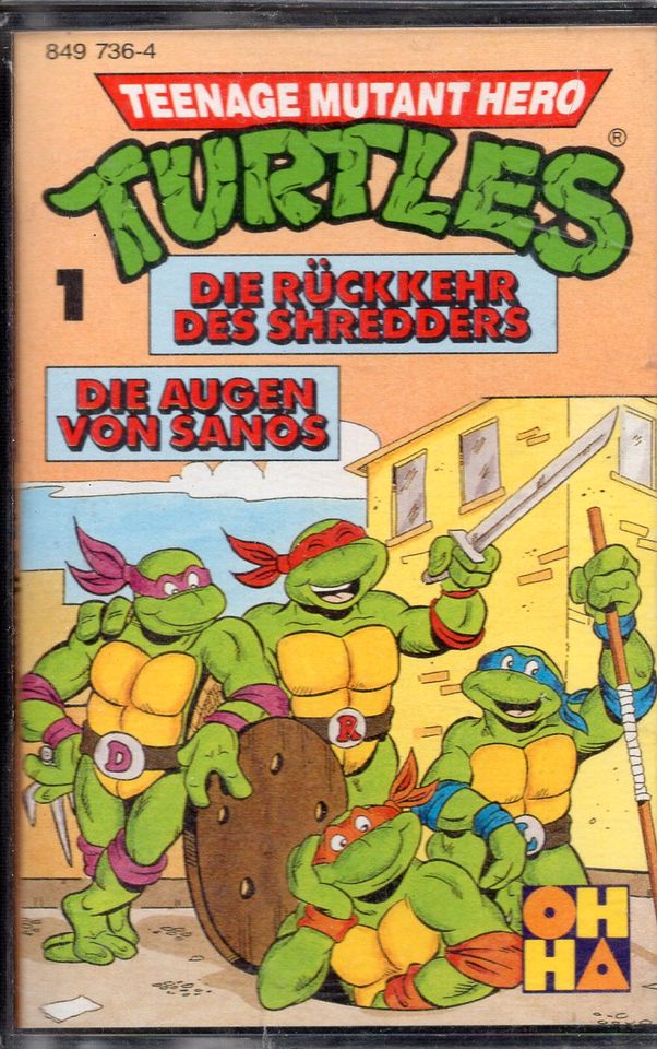 Teenage Mutant Hero Turtles - Hörspiel MC - OHAH - diverse Folge in Kelsterbach