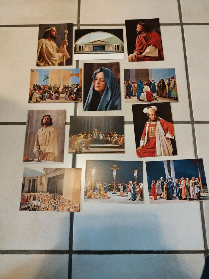 12 Postkarten Passionsspiele Oberammergau 1960 Serie 1 in Weilerswist