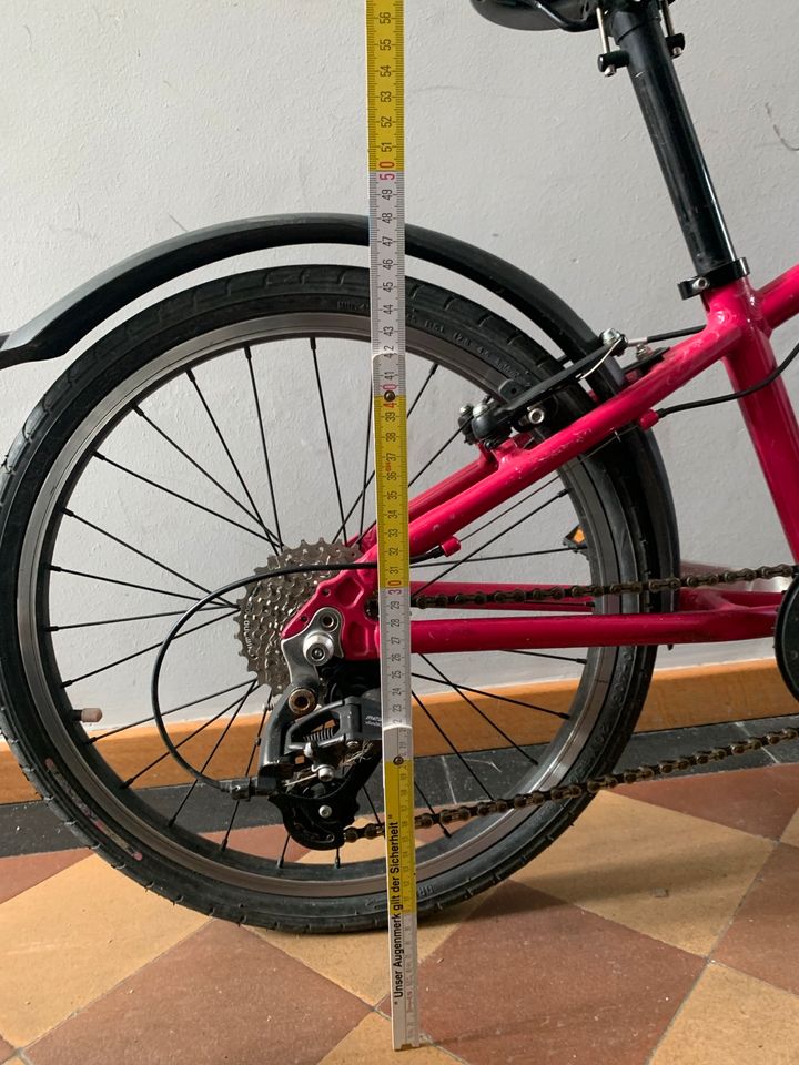 kubike 20L beerenfarbe pink kinderfahrrad 5 jahre in Augsburg