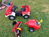 Rolly Toys Feuerwehrauto Unimog mit Spritze und Baggerzubehör Bayern - Mamming Vorschau