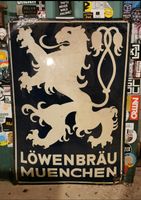 Löwenbräu Schild München Brauerei Bayern Bier Email Emaille Bayern - Hirschau Vorschau