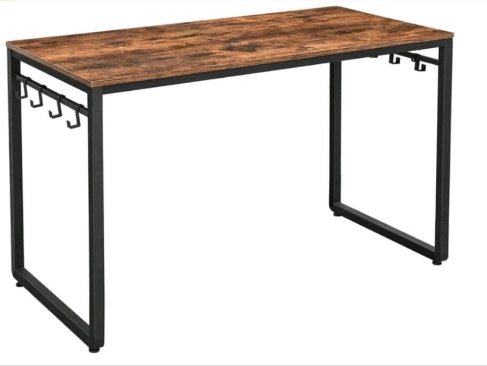 Schreibtisch,  Bürotisch Holz/Metall wie neu in Lützen Dehlitz