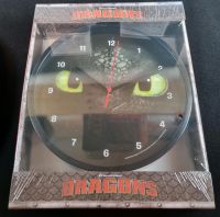 Dragons Dreamworks Ohnezahn/Toothless Lizenzware Wanduhr (21,5cm) Hessen - Hanau Vorschau