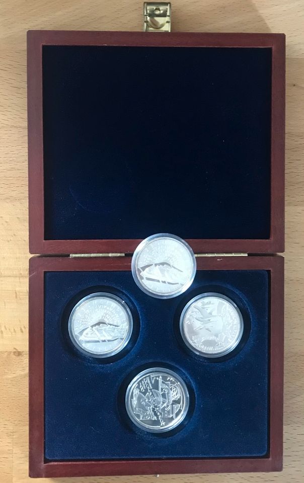 Silbermünzen 18g mit Nennwert jeweils 10€ in Denkendorf