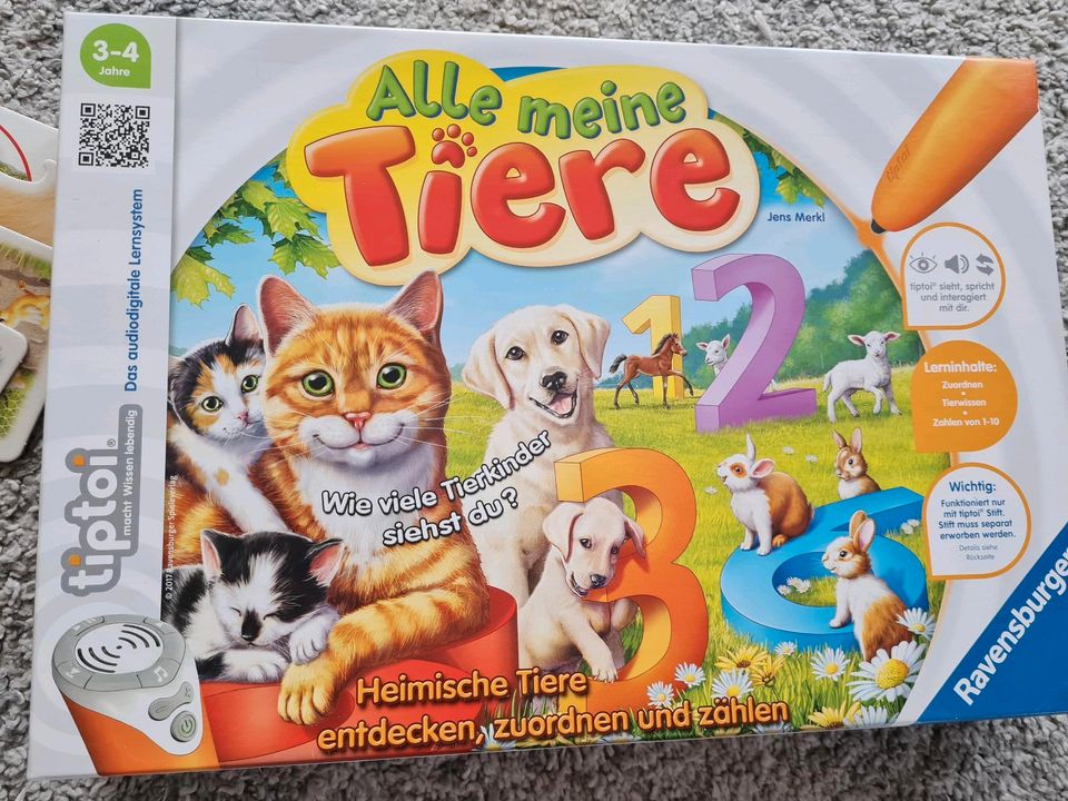 Tiptoi Spiel Alle meine Tiere Weihnachten wie neu in Langenfeld