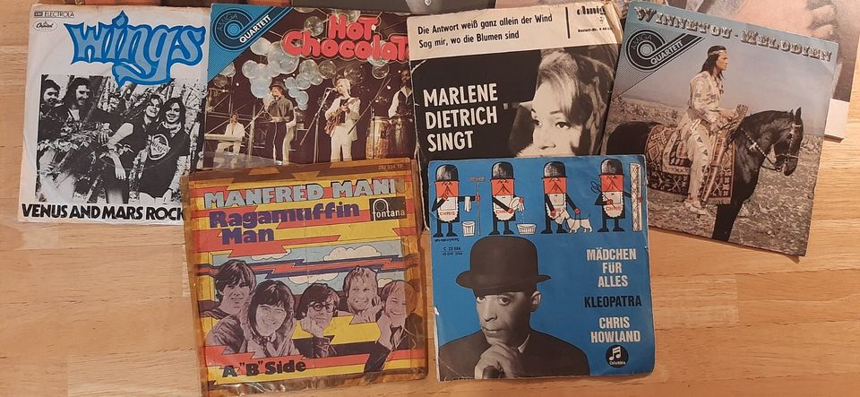 Vinyl Schallplatten, 9 Stück, LP und Singles in Berlin