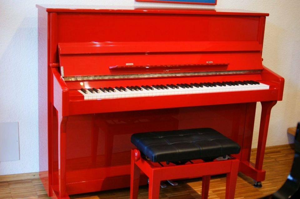 Klavier Ritmüller Classic 118 Ferrari- Rot Piano neu in Eschach (bei Schwäbisch Gmünd)