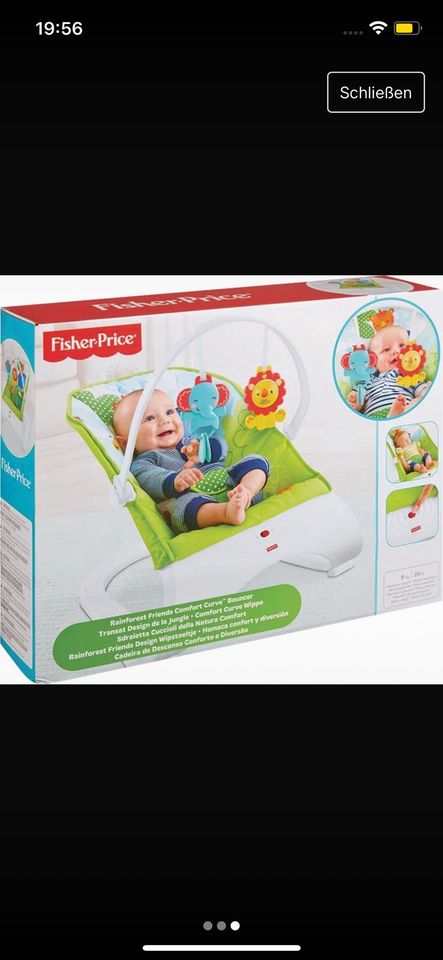 Fisher Price Wippe mit Vibration in Dillingen (Saar)