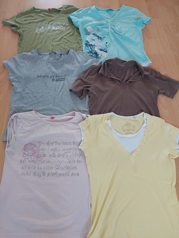 Marken T-Shirts, 6 Stück,  gr.38/40, S.oliver, Marco Polo in Hückelhoven