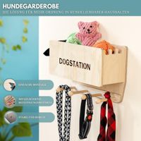 Holz Wandregal Hunde Garderobe mit 4 Haken DOGSTATION 30x20x12cm Nordrhein-Westfalen - Gladbeck Vorschau
