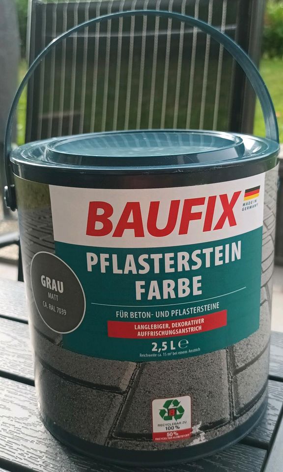 Terrassenplatten Pflastersteinfarbe / Farbe grau BAUFIX in Leipzig -  Grünau-Mitte | eBay Kleinanzeigen ist jetzt Kleinanzeigen