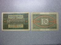 2x Deutsche 10 Mark Reichsbanknote 1920 Unterdruck H & K Berlin - Wilmersdorf Vorschau