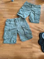 Top Name it Cargo Jeans kurz Khaki 134 Schleswig-Holstein - Klein Nordende Vorschau