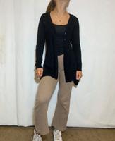 Louise Orop Cardigan Übergang Jacke Mantel Schwarz Gr M L Nordrhein-Westfalen - Sankt Augustin Vorschau