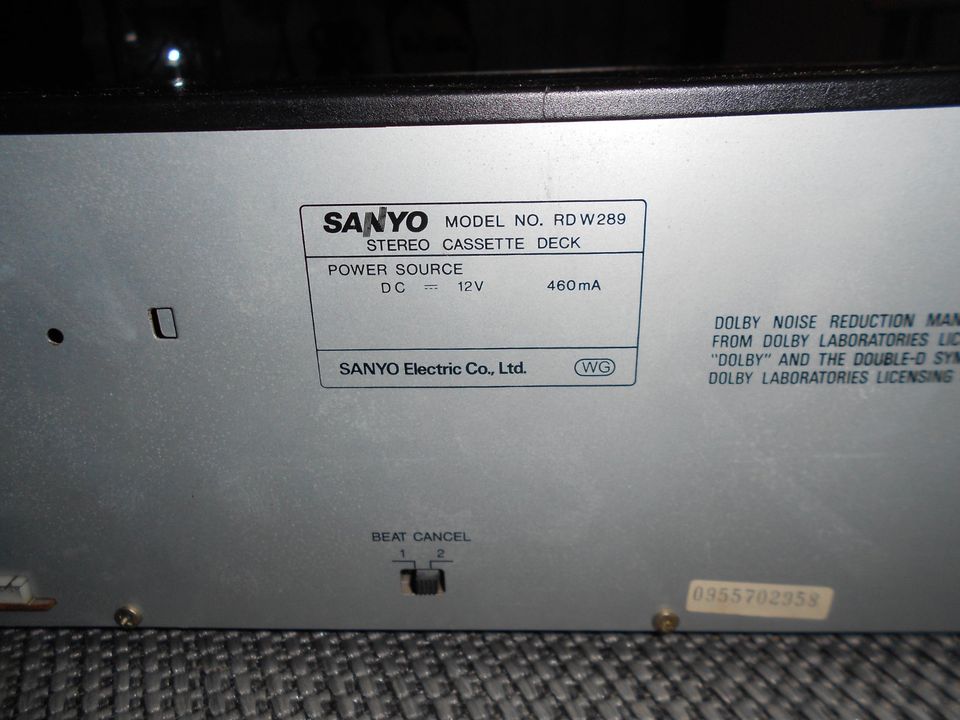 SANYO Kassettendeck und SANYO Radio Tuner * in Velbert