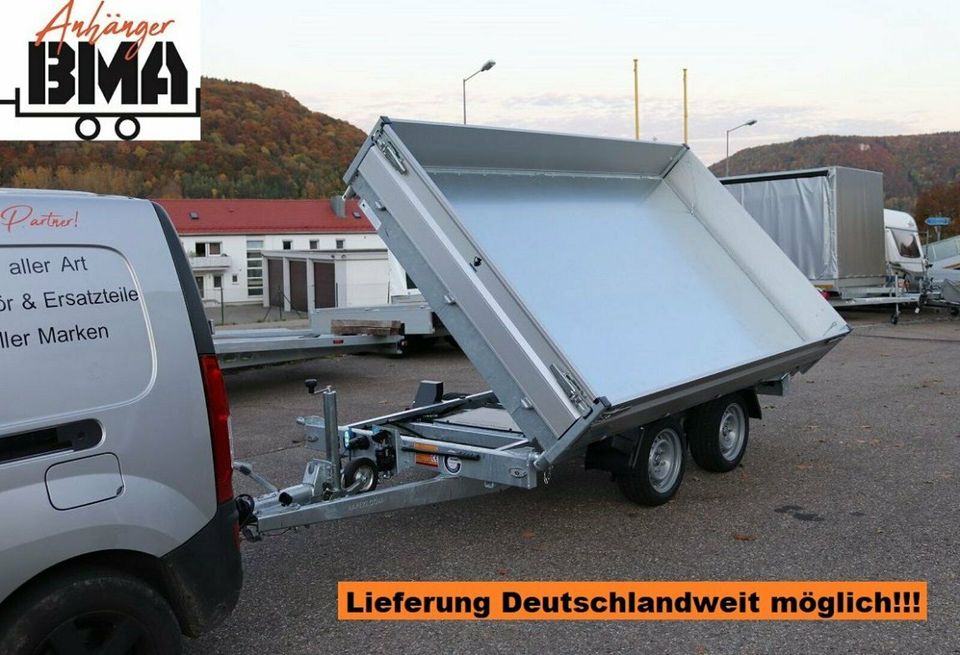 Hapert Anhänger 3-Seiten Kipper Cobalt HM-2 305x180x30 2700kg E+H in Mühlhausen im Täle