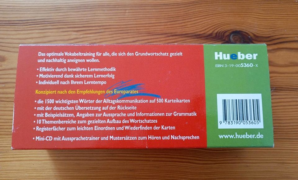 Hueber: Italienisch ganz leicht, Wortschatzbox mit Mini-CD in Berlin