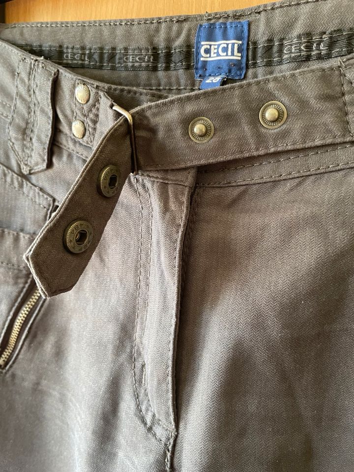 CECIL Damen Hose grau Gr. 28/22 Style „Nicky TNC“, TOP Zustand in Idstein