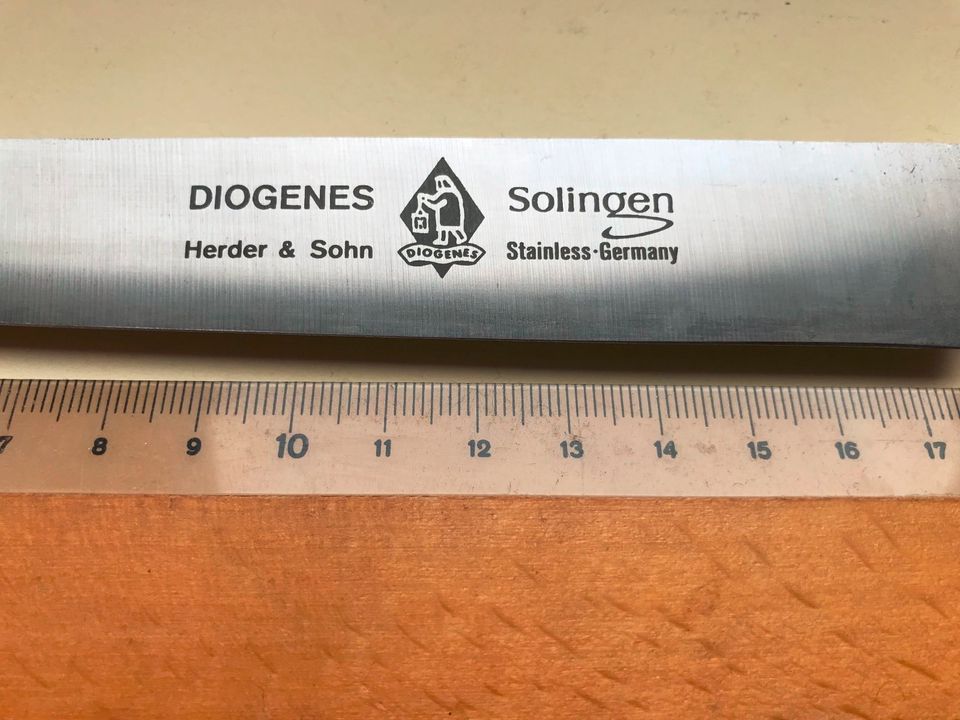 Küchen- Fleischmesser Diogenes Herder & Sohn Solingen ungebraucht in Solingen
