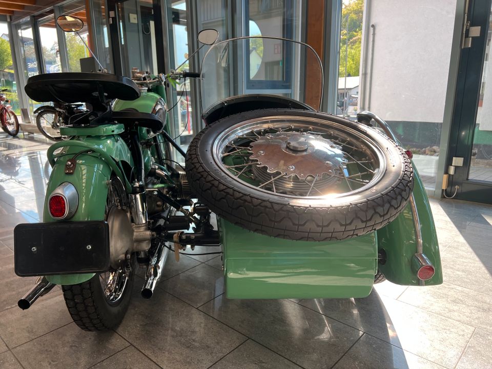 Zündapp KS601 Gespann Steib Seitenwagen Beiwagen KS 601 Oldtimer in Mörlenbach