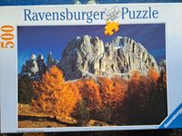 Lärchenwald  Rosengarten Dolomiten 500 Teile Puzzle Berg Südtirol Bayern - Hilgertshausen-Tandern Vorschau