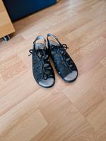 neue schwarze Sandalette  alles Leder  gr 38 Firma Jenny Süd - Niederrad Vorschau