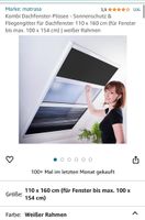 Dachfenster-Plissee Sonnenschutz & Fliegengitter 110x160 cm Bayern - Neusäß Vorschau