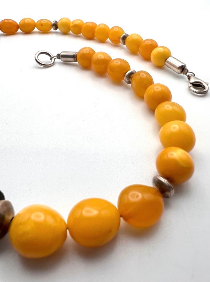 Butterscotch • Bernstein • Designer • Collier • Unikat • FJV in Essen