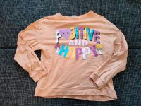 Longsleeve Langarmshirt Zara 164 positive Happy apricot Niedersachsen - Nörten-Hardenberg Vorschau