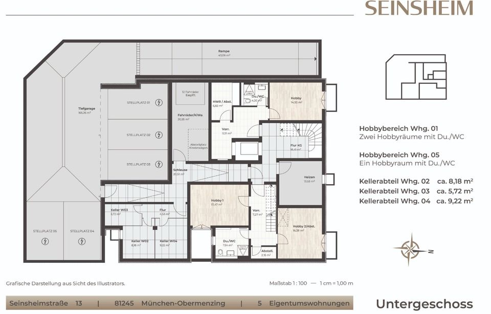 SEINSHEIM - Exklusive 3,5Zi Gartenwohnung nahe Schloß Blutenburg in München