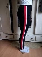 Leggings Leggins Zara 38 40 M L schwarz roter Streifen Saarland - Merzig Vorschau