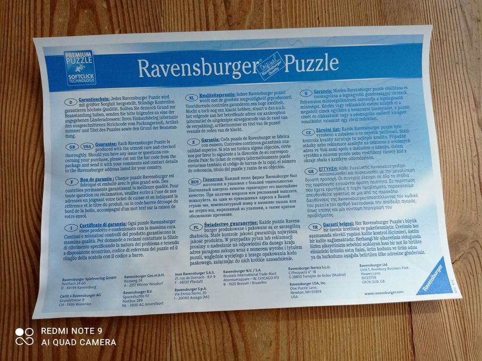 Star Wars Puzzle "Das Erwachen der Macht" Kylo Ren von Ravensburg in Duisburg