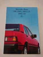 MB Mercedes Benz Prospekt 1986 W 201 190 E 2.3 2.6 Baden-Württemberg - Illingen Vorschau